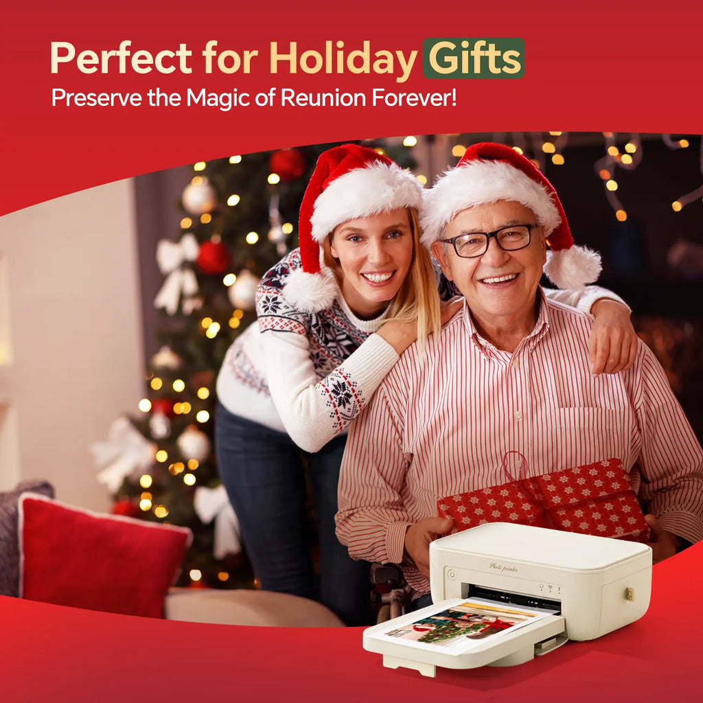 Wireless WiFi Portable Photo Printing Compatible with iPhone & Android