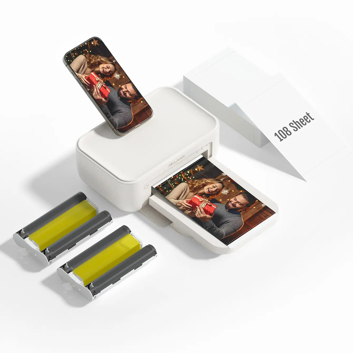 Wireless WiFi Portable Photo Printing Compatible with iPhone & Android